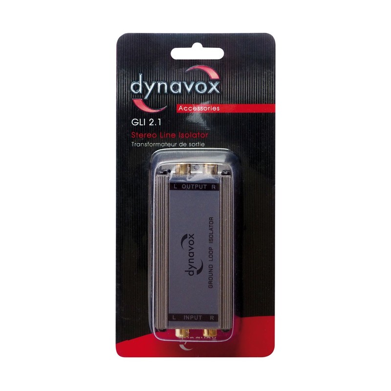 DynaVox 207257 GLI 2.1 Stereo Line Isolator Black