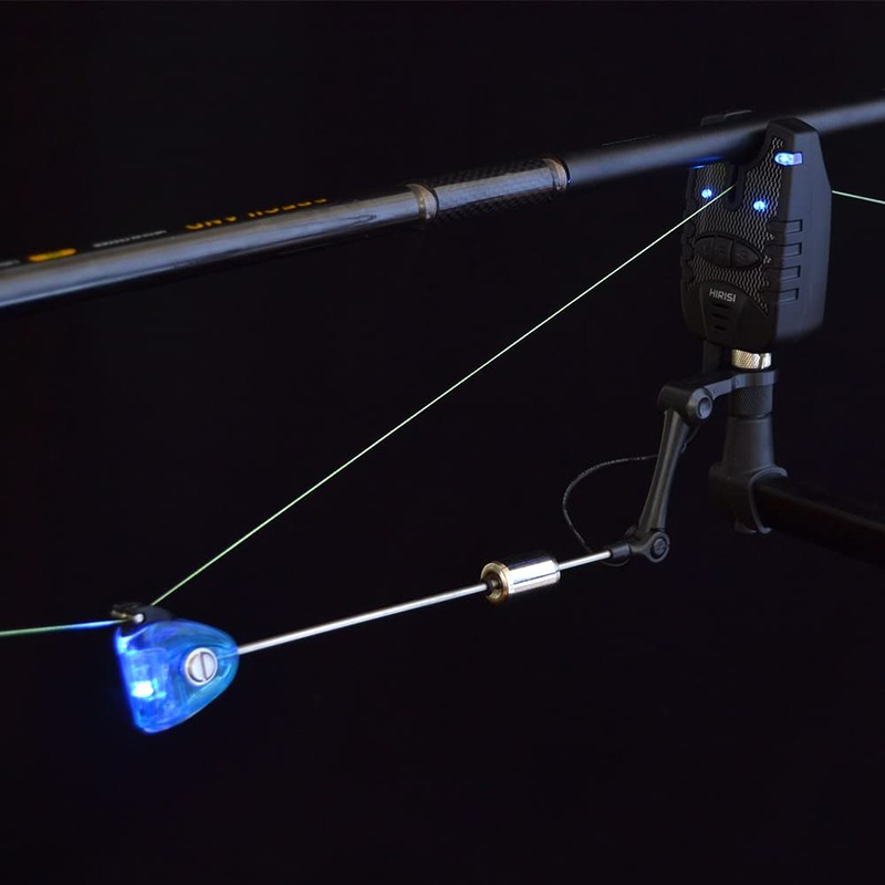 Hirisi Tackle Carp Fishing Bite Alarms and LED Fishing Swinger