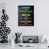 Grind Hustle Execution Definition Wall Art,Inspirational Canvas Frame Paintings For