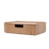 Mobilevision Bamboo Drawer, Stackable Storage Solution for office products pens,