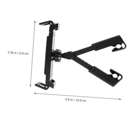 VILLFUL Car Headrest Tablet Holder Rotating Phone Mount Compact Design for Secure Clip for Rear Seat Compatible with Devices