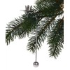 Baumkerzenhalter Balancehalter Pendelhalter für Weihnachtsbaum matt Silber (Silber, 6er)
