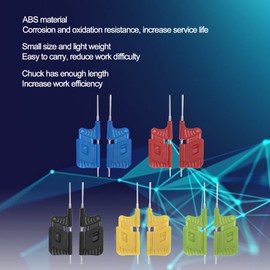 Eujgoov 10Pcs Micro IC Clip 5 Colors Chip Holder Microchip Adapter Ultra Small Chip Foot Clamp SDK08