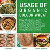 Organic Bulgur Wheat Fine #1 2 LB - Non-GMO, Grown