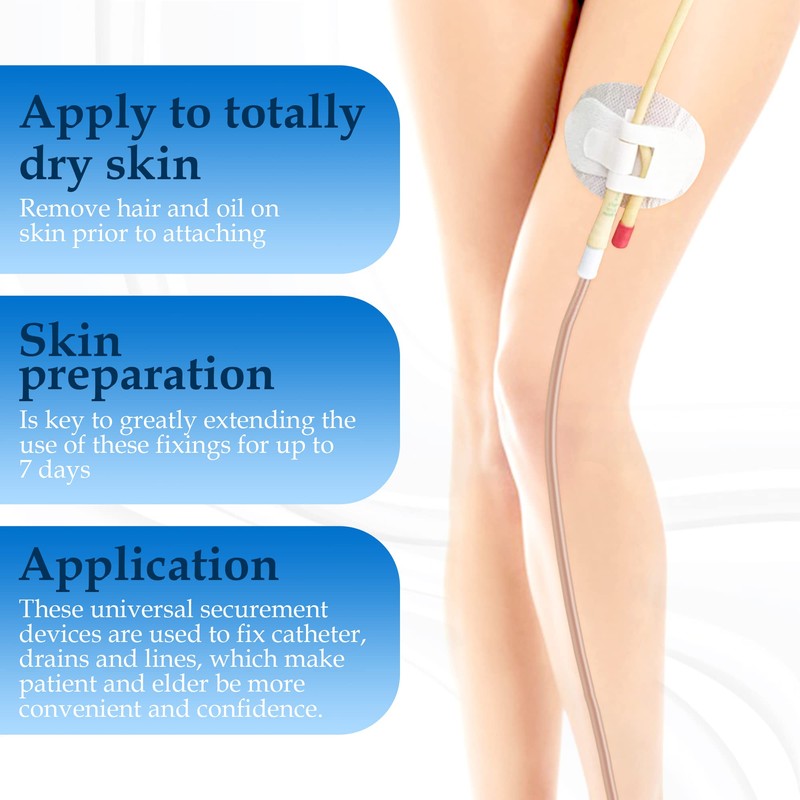 Foley Catheter Stabilization Device, Urinary Leg Bag Holder, Pack of