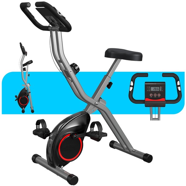 Lightweight Exercise Bike Portable Stationary Bikes for Small Space, Indoor
