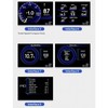 KIMISS Car HUD Head Up Display 3 Inch Screen OBD2+GPS
