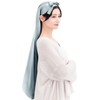 COCOSILK 100% Silk Nightcap for Long Hair, Tubular, Front Tying