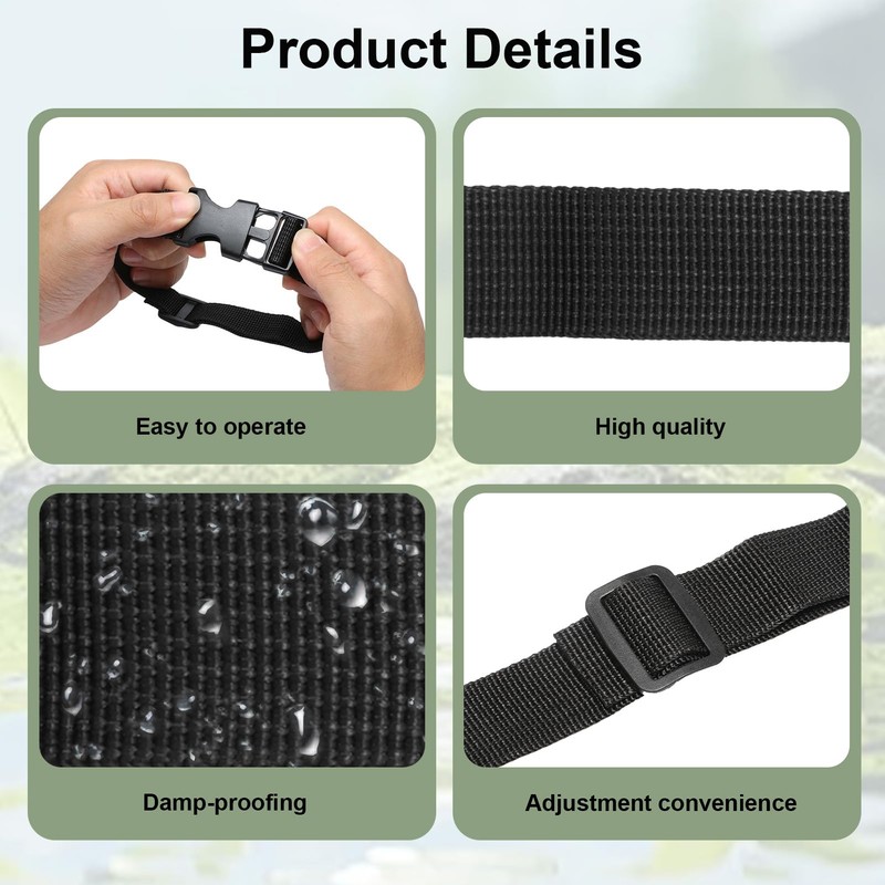 Arvoni 2 Pcs Backpack Chest Strap, waist pack extender, Backpack