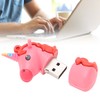 USB 2.0 Flash Drive Pink Cartoon Appearance Data Storage Tool
