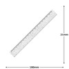 Camio Japan Love Glow 229939 Glitter Slim Ruler, 6.7 inches