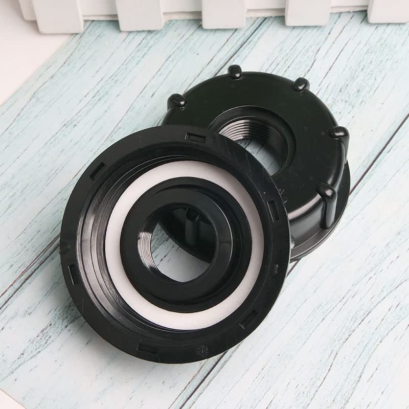 Acxico 2 PC IBC Tank Fittings S60X6 Coarse Threaded Cap