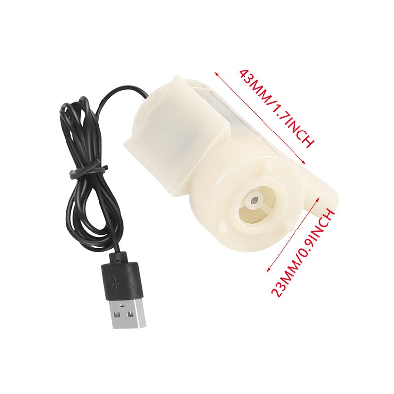 SIPYTOPF 3Pcs DC 3-5V USB Micro Submersible Mini Water Pump