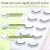 30 Pairs Practice Lashes for Lash Extension Training