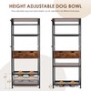 Dog Feeding Station, 3 Height Adjustable Raised Dog Bowls, Dog
