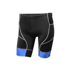 De Soto Men's Riviera Tri Short (RTS3) (Blue Chevron, Small)