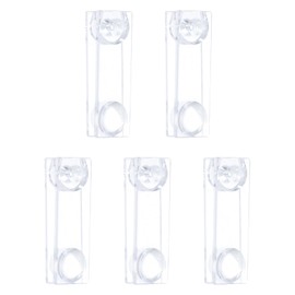 uxcell 5Pcs Blind Cord Weight, 80mm Curtain Blinds Handles Plastic Pull String Pendants for Window Shutter Vertical Roller Blinds Accessories, Transparent