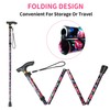 CLOKTA Folding Cane, 5-Level Adjustable Height Lightweight Portable Foldable Walking