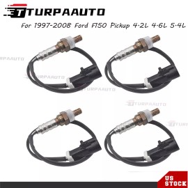 Turpa Auto Set of 4 Motorcraft Oxygen O2 Sensor for 97-08 Ford F150 Pickup 4.2L 4.6L 5.4L