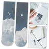 DOITOOL Magnetic Bookmarks Set Artistic 2Pcs Adjustable Page Markers for