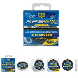 Trabucco FLuorocarbon XPS Ultra Sea Fishing Line, 50 m Diameter 0.221