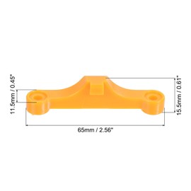 MECCANIXITY 4Pcs AM5 CPU Cooling Bracket Heatsink Bracket Durable for AM5 Motherboard Socket with 8 Screw Yellow
