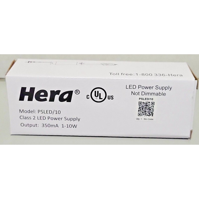 Hera Model PSLED/10 Power Supply - Not Dimmable - 2"