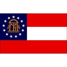 Valley Forge Georgia 4x6ft Nylon Flag - Outdoor