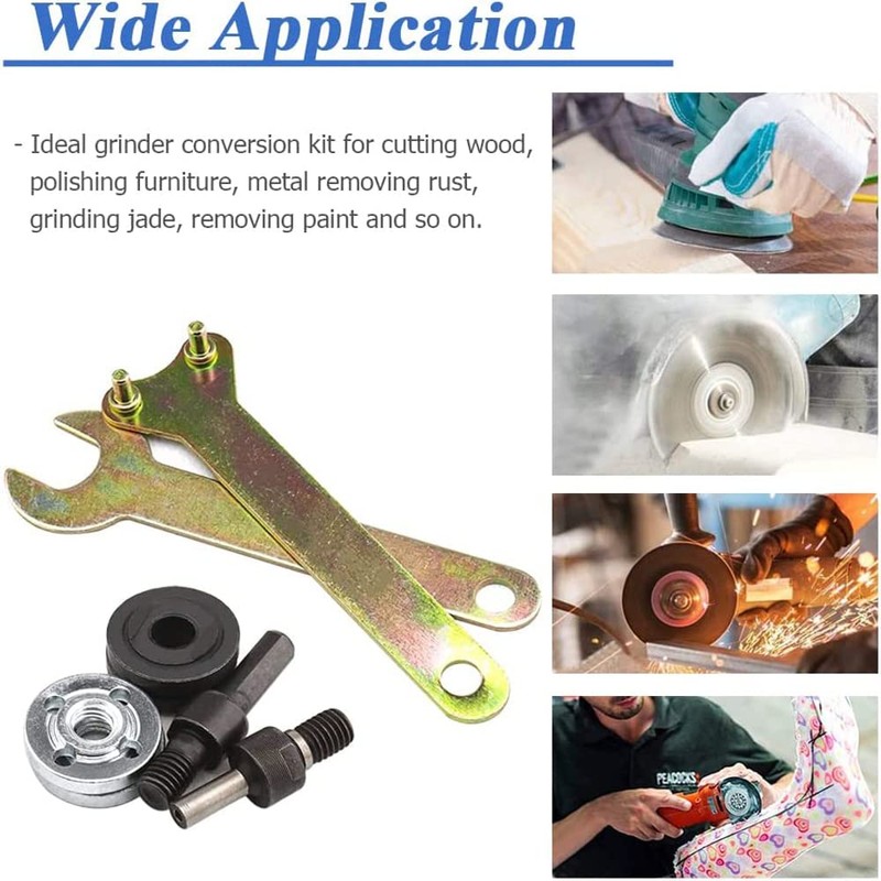 Mesee 6 in 1 Electric Drill Conversion Angle Grinder Adapter