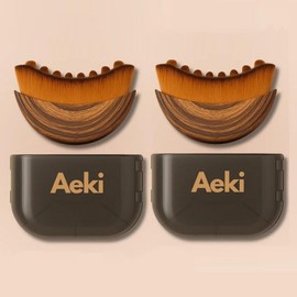 Aeki Lymphatic Contour Face Brush Reduces puffiness Restores clarity AEKI 100% gentle and soft on skin Naturally sculpted appearance Aekii Facial 3 Set 308736, 2 Sets / Aeki 림프 컨투어 페이스 브러시 붓기 감소 선명도 회복 AEKI 피부에 100% 순하고 부드러움 자연스럽게 조각된 외관 Aekii 페이셜 3세트 308736, 2세트