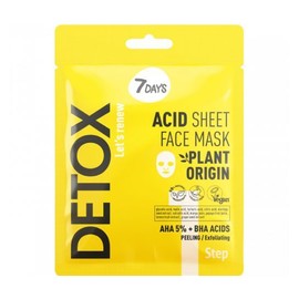 7Days Detox Acid Sheet Face Mask Step 1, 25gr