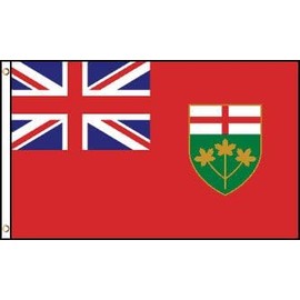 Ontario Polyester Flag