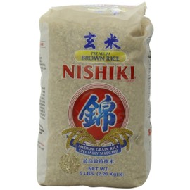 NISHIKI Premium Brown Rice, 5-Pound