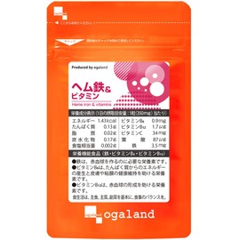 Ogaland Hemmed Iron & Vitamins (30 Capsules / Approximately 1 Month Supplement) (Vitamin C, HPC, Vitamin B6, Vitamin B12, Folic Acid) Supplement, Irregular Life, Functional Nutritional Food [111000320031001]