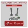 HLVEAUTO 2Pcs Eccentric Alignment Camber Bolt for Toyota RAV4 2010-2018