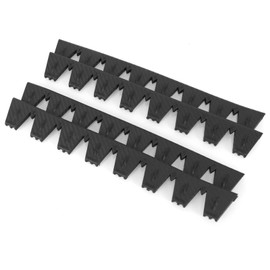 Kiload Under Guard Under Protector, Universal Use, Protects Against Scratches and Scratches on the Lower Edge of the Bumper Prevents Scratches and Prevents Car Scratches, Easy Installation, Set of 8