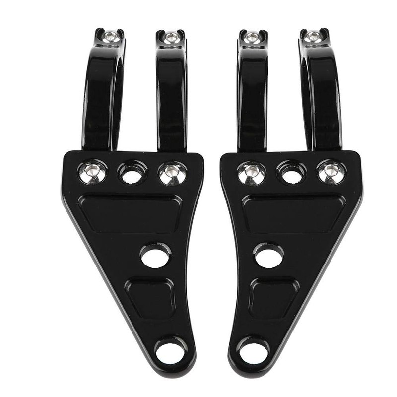 38-41mm Turn Signal Clamps Headlight Bracket, 2 Pieces Billet Aluminum