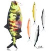 Sinmoe Fish Pencil Case Novelty Fish Pencil Case Fish Purse