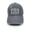 Waldeal Dog Mom Trucker Hat, Adjustable Messy Bun Ponytail Hat