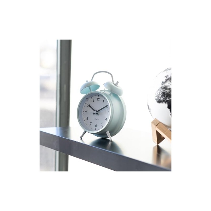 Fisura – Analog Alarm Clock Without Ticking, with LED Night