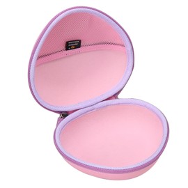 Aproca Pink Hard Storage Protective Case, for Clever BTH18 Kids Bluetooth Headphones and Accessories