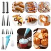 FDKYOEK 35 PCS Cannoli Forms Tubes Kits, Non-stick Cream Horn
