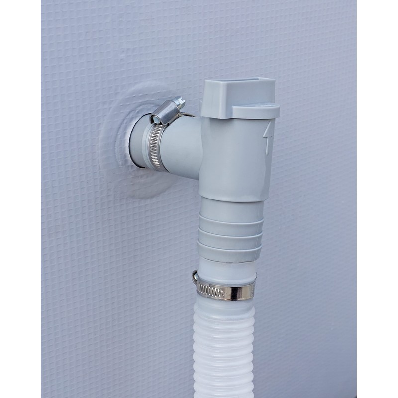 PoolSun Maintenance tap / shut-off valve for pools with 32