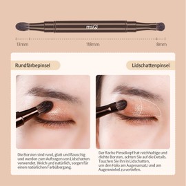MSQ Eye Makeup Brush Eyeshadow Brush Set Double Head Makeup Brush
