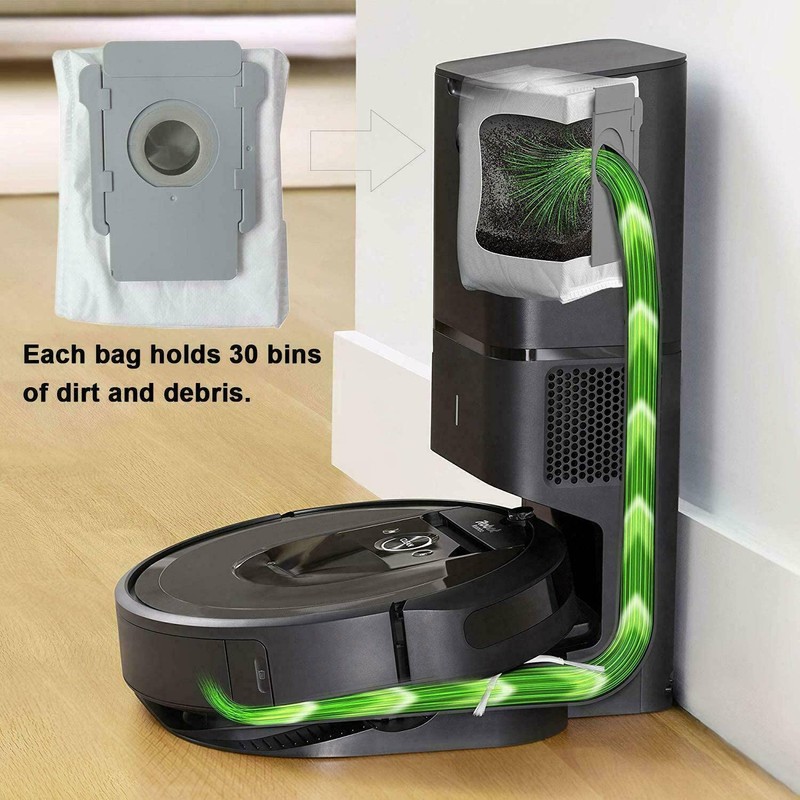 8 Packs Vacuum Bags for iRobot Roomba i7 i7+/Plus s9