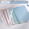 LIMEQKI Thermal Binding Covers A4, Application Folders, Pack of 5,