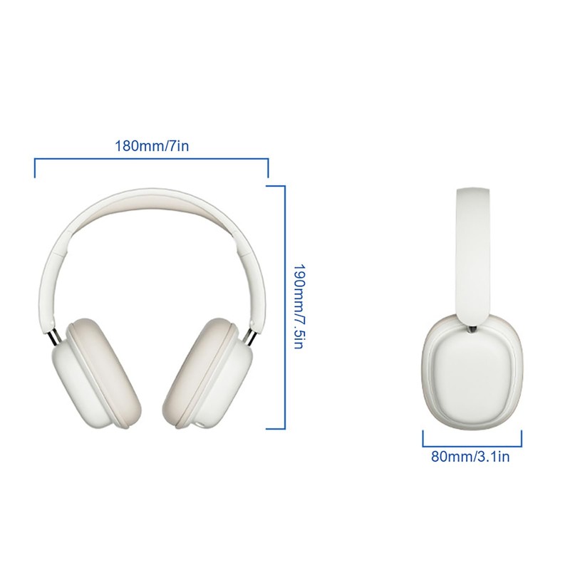 Wireless Gaming Headset, 3.5 mm Foldable via Ear Bluetooth Headphones