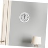 ORFOFE 9-inch Plastic Wall Clock Silent Wall Hanging Decor Clock