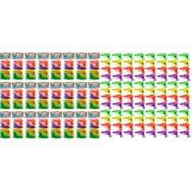 Fun a Ton Mini Water Guns (24 Pack, 96 Units) Small Water Guns for Kids. Outdoor Play Swimming Pool & Beach Toy. Squirt Gun for Cats & Dogs. Bulk Birthday Party Favors. F-858-24s