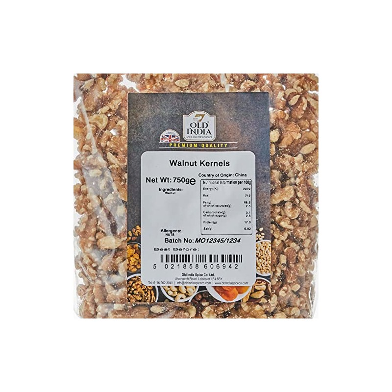Old India Walnut Kernels 750g